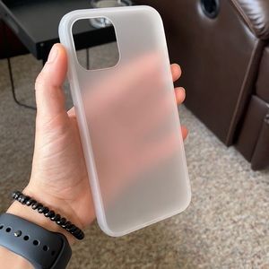 iPhone 12 Pro Max foggy clear case